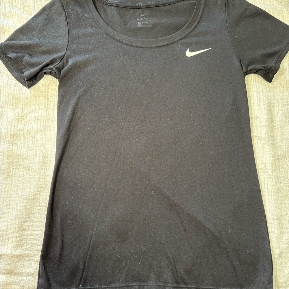 Nike Black Fitted Short Sleeve Dry Fit Women’s T-Shirt